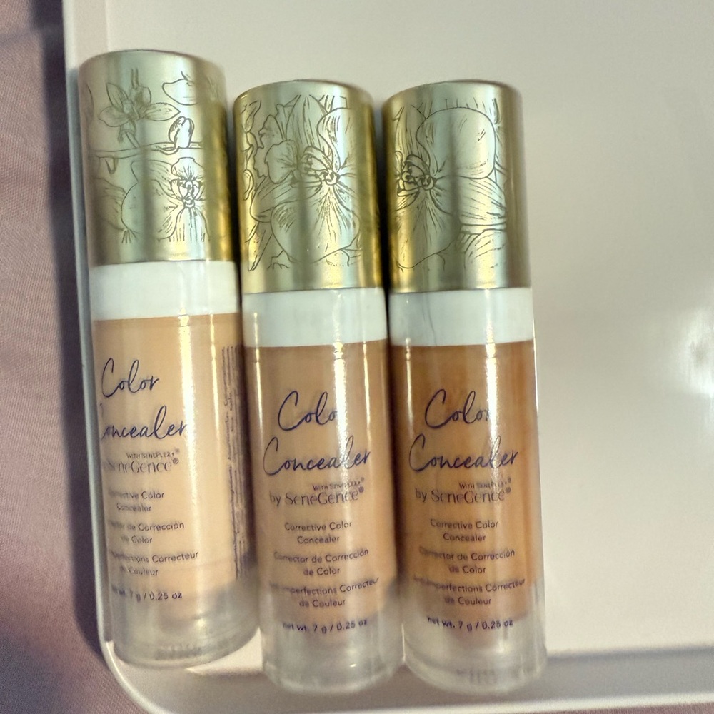 SeneGence Cream and Tan Concealer Set Luxurious Coverage